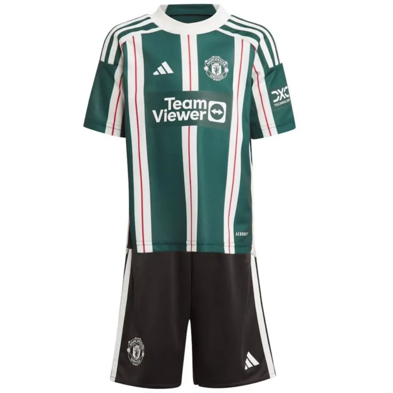 Kids Manchester United 2023/24 Away Jersey Kit