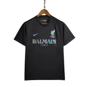 BALMAIN 24-25 Liverpool Black Training Suit Football Jersey