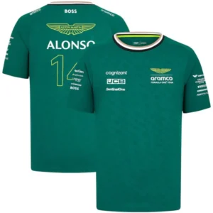 F1 2024 Aston Martin alonso green shirt