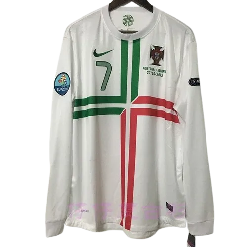 Portugal 2012 Retro Jersey Away Long Sleeve - Image 4