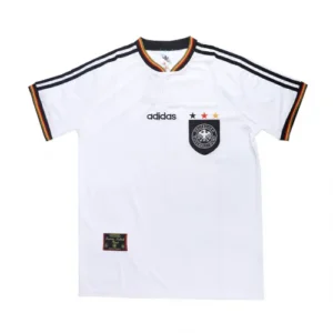 Germany 1996 Retro Jersey Home Euro Cup