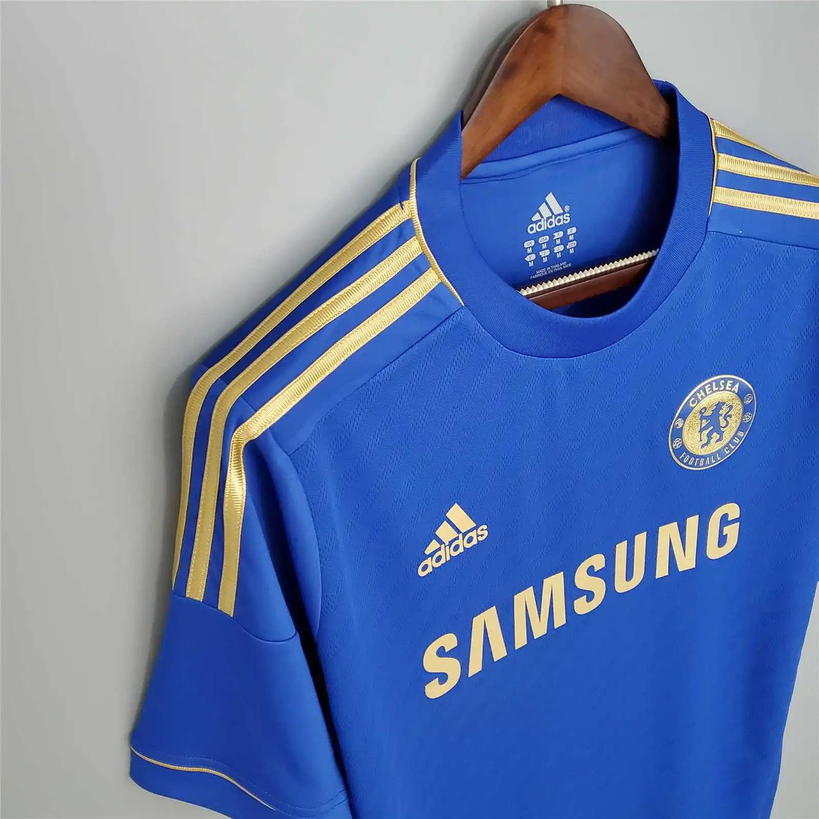 12-13 Chelsea Retro Jersey Home - Image 8