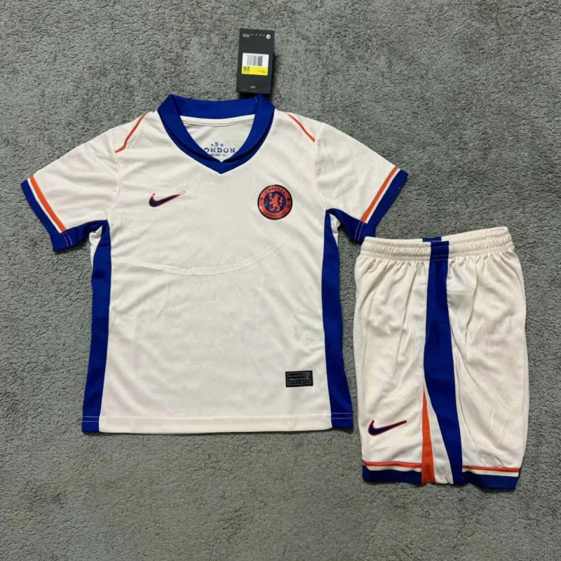 2024-25 Kids Chelsea Away Kits Jersey+Shorts - Image 3