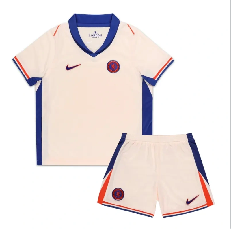 Kids Chelsea Custom Away Full Soccer Kits 2024-25 - Image 3