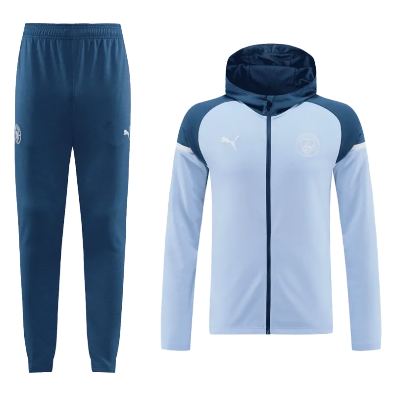 Manchester City Hoodie Training Kit (Jacket+Pants) 2024-25