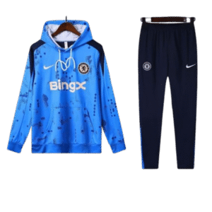 Nike Chelsea 2024-25 Hooded Blue Training Tracksuit Kits