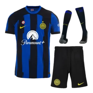 Inter Milan 2023/24 Home Whole Kit Jersey+Shorts+Socks