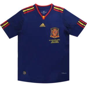 2010 Spain Nation Retro Jersey Away World Cup Final