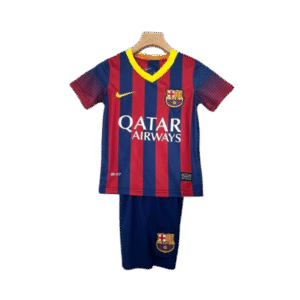 Barcelona 13-14 Home Retro Kids Kits Children Shirt Cheap Jersey