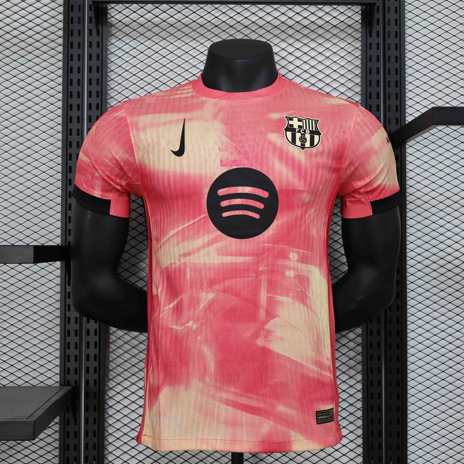 Barcelona 24-25 pink player version third kit concept jersey - Image 2