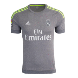 2015-16 real madrid Away Retro Jersey Grey Shirt