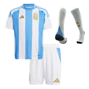 Kids Argentina Custom Home Full Soccer Kits 2024