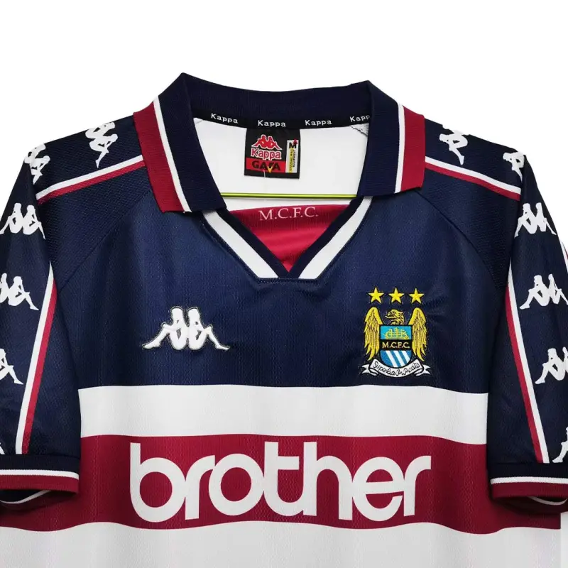 Manchester City 1997-98 Retro Away Jersey - Image 6