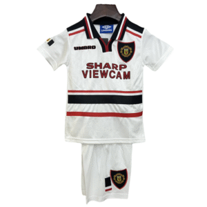 Kids Manchester United Retro Kits Away 98-99
