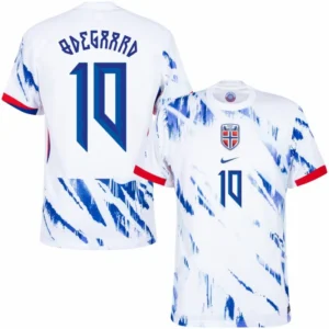 Norway Nation Away ?degaard 10 Shirt 2024-2025 Player version Size£ºS-2XL Non-Customize