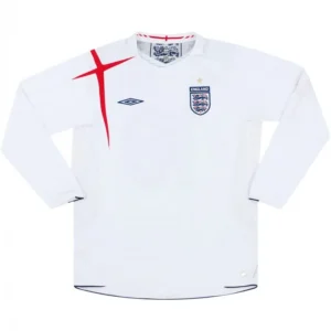 England World Cup 2006 Retro Jersey Long Sleeve