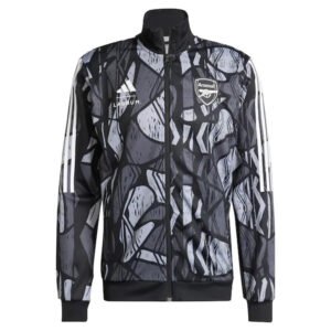 24-25 Arsenal Grey&black Windbreaker Jacket Football