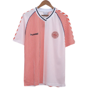 Denmark 1986 Retro Jersey Away