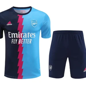 Arsenal Training Kids Kits Wear Blue Set Soccer Jersey 2022/2023