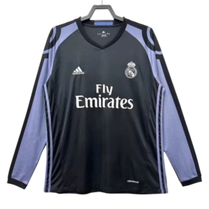 real madrid Retro Long Sleeve Jersey Third Away Shirt 2016-17