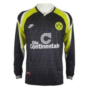 Borussia Dortmund 1995/96 Retro Away Long Sleeve Jersey