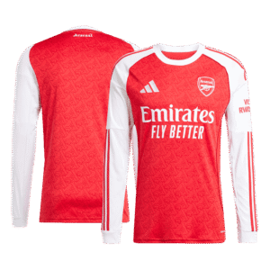 Arsenal Long Sleeve Jersey Home Football Shirt 2025-26