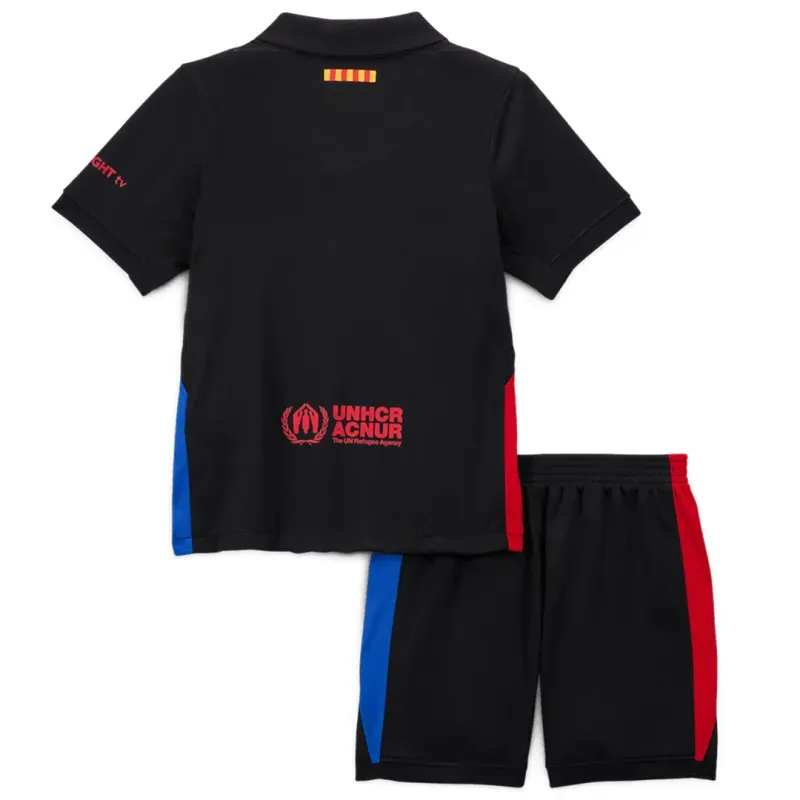 Kids Barcelona Away x Coldplay Kits(Jersey+Shorts) 2024-25 - Image 2