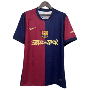 Barcelona X Travis Scott Home Shirt Soccer Jersey 24-25