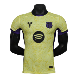 Kobe Barcelona 25-26 Away Player Edition Yellow Shirt