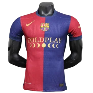 24-25 Barcelona Home COLDPLAY Player Edition Shirt Football Jersey