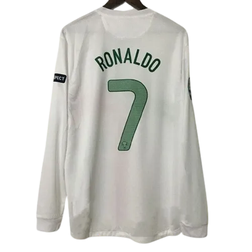 Portugal 2012 Retro Jersey Away Long Sleeve - Image 3