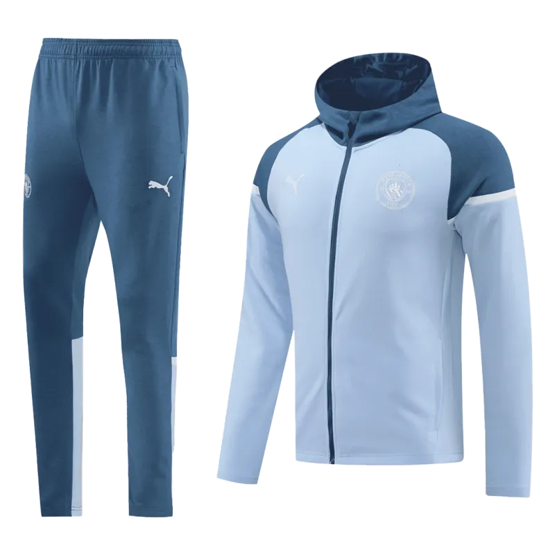 Manchester City Hoodie Training Kit (Jacket+Pants) 2024-25 - Image 16