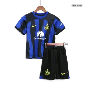 Kids Inter Milan 2023/24 Home Kit Jersey+Shorts