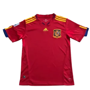 2010 Spain Nation Retro Jersey Home World Cup