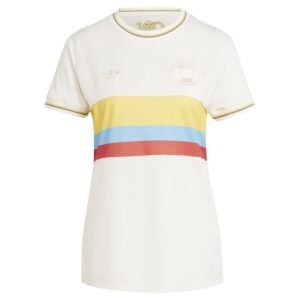 Women's Colombia Nation 24-25 100th Anniversary White Soccer Shirt