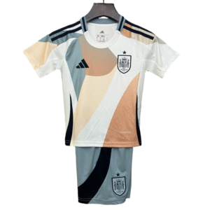 Spain Kids Away Soccer Kits 2025