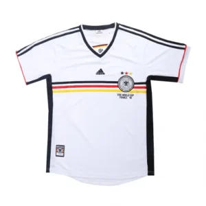 Germany 1998 Retro Jersey Home World Cup
