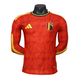 2026 Belgium World Cup Home Long Sleeve Football jersey Player version
